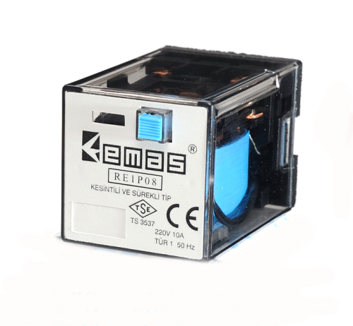 RE1P08AC024 8 KONTAKTLI RELE 24V