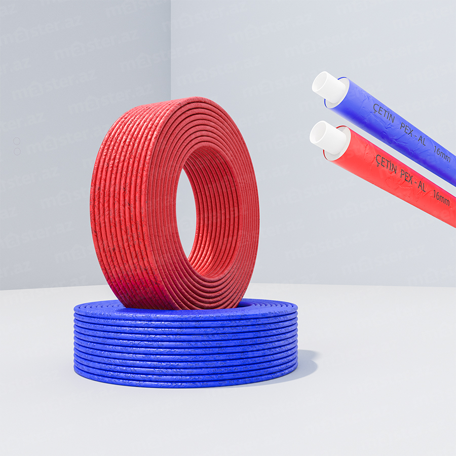 Unidelta İzolyasiyalı PEX-AL-PEX boru 16lıq