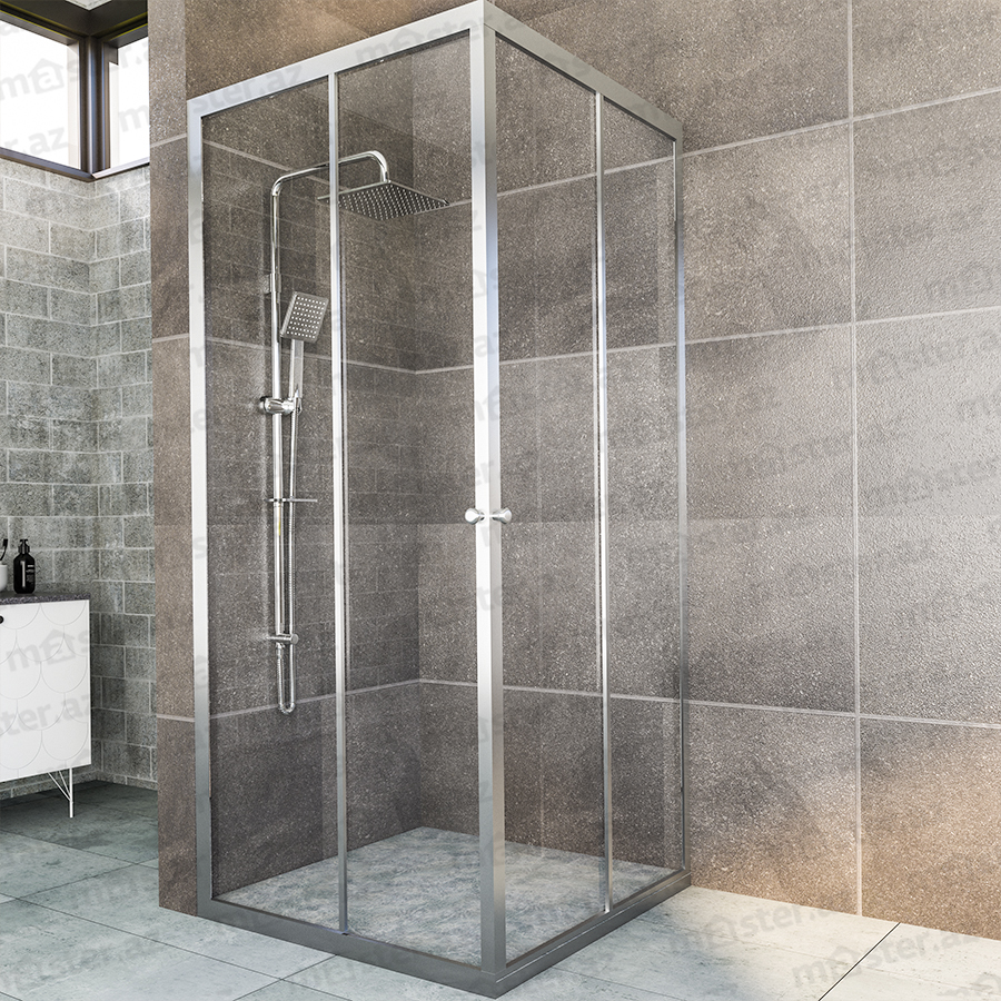 DKK278090 İDEA Şəffaf Duş Kabin 90×90 sm