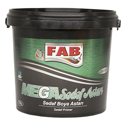 FAB mega sədəf astar qara 1 kg 