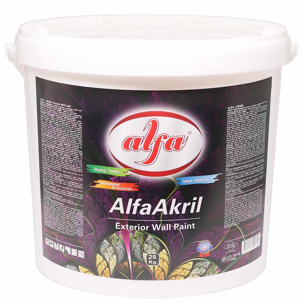 ALFA fasad boyası 25 kg