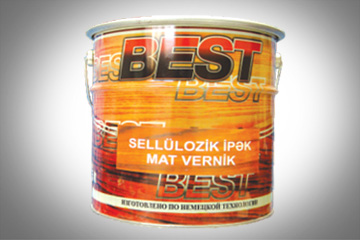 BEST SELLULOZİK İPƏK MAT VERNİK 15 L