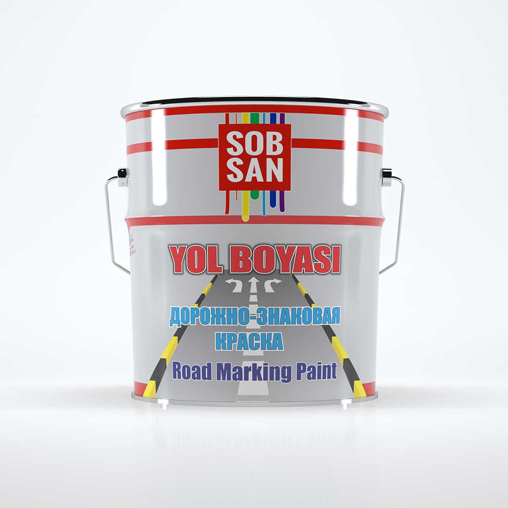 SOBSAN YOL ÇİZGİ BOYASI 25 KQ SARI
