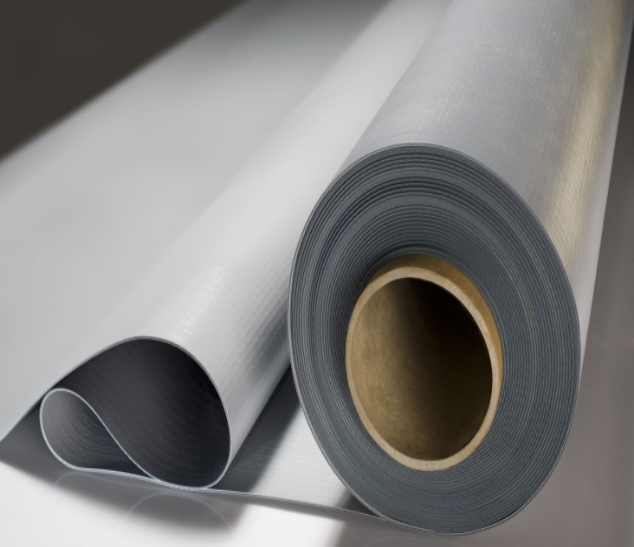 PVC POLİMER MEMBRAN  1.2-1.5mm ( UV dayanıqlı dam membranı, boz rəngdə )