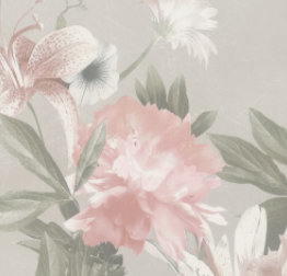 Mas-6378R Romantica Gri Rose Dekor 3 Modül -X keramika 