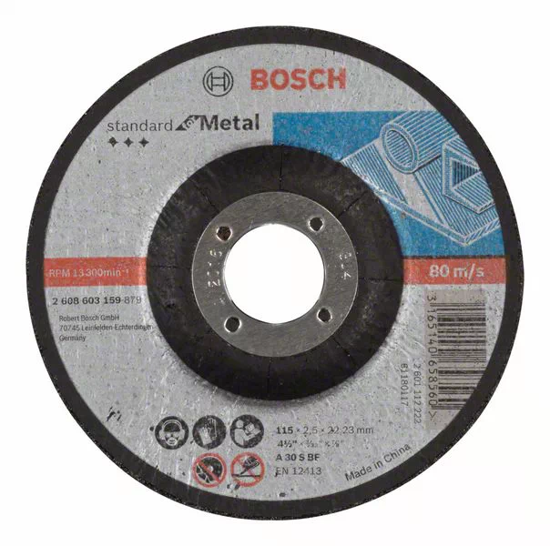 BOSCH metal kəsmə disk 115 x 2.5 x 22.23 mm