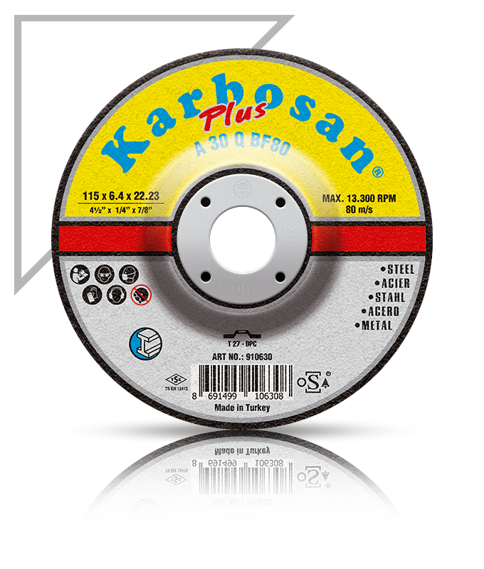 KARBOSAN PLUS metal kəsmə disk 115 x 6.4 x 22.23 mm