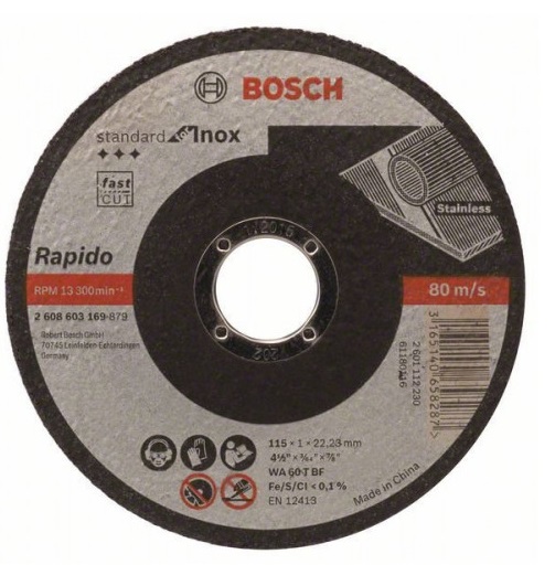 BOSCH METAL KƏSMƏ DİSK 115x1x22.23 MM