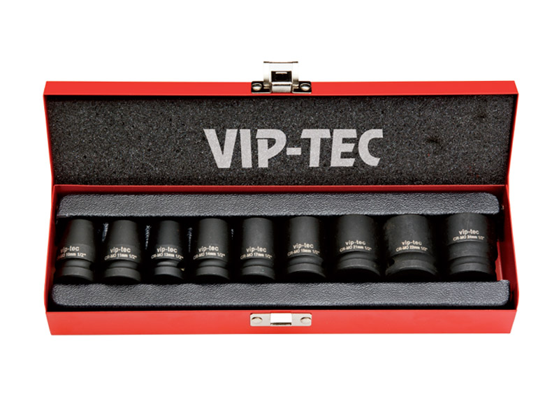VİP-TEC  1/2″  Havalı lokma açar seti 9 parça 