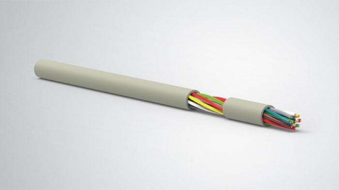 1x2x0.5mm² PVD Telefon kabeli Eraplast