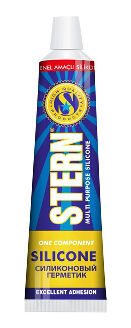 STERN SİLİKON AĞ/ŞƏFFAF/QARA 50 ML