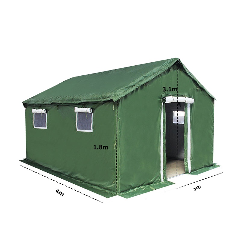 Pambıq ağır suya davamlı kətan divarlı səhra kamuflyajlı ordu çadırı  Hərbi Çadır